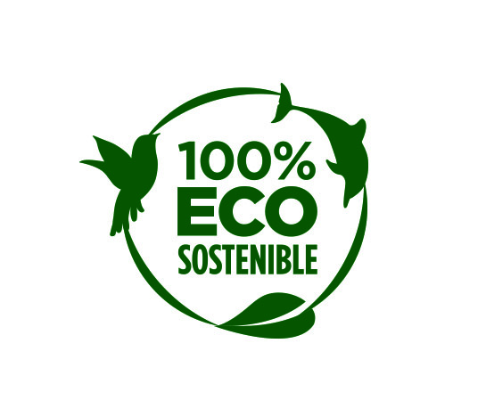 Sello producto 100% eco sostenible